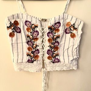 Floral Crop Top